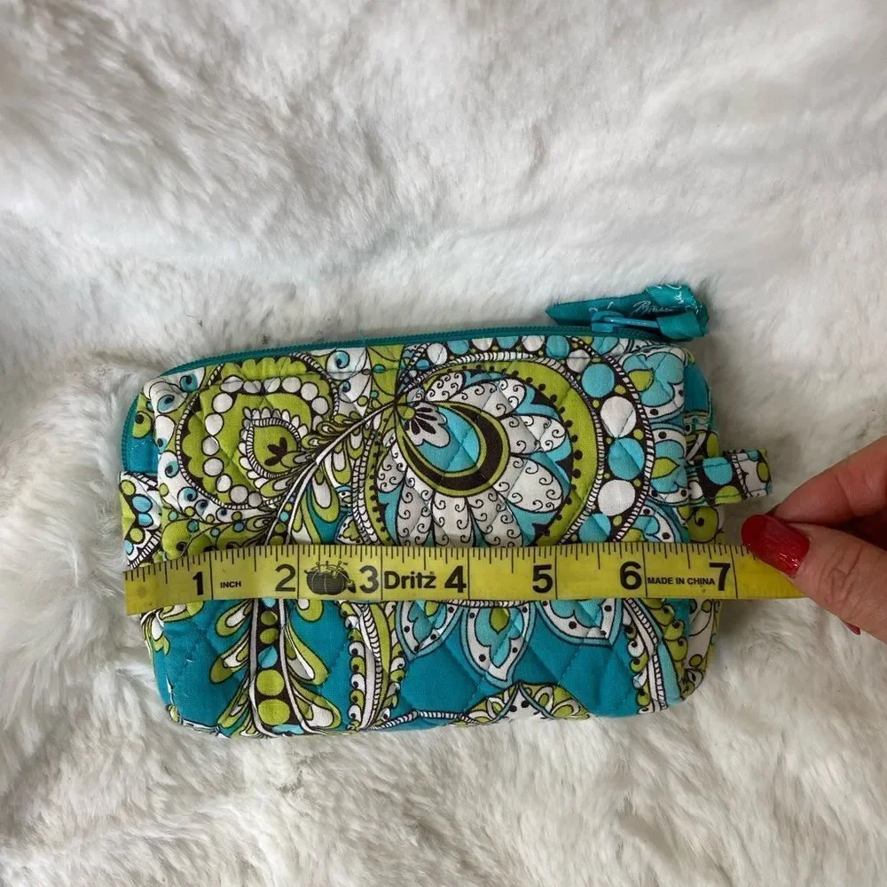 NEW Vera Bradley peacock cosmetic travel toiletry case
